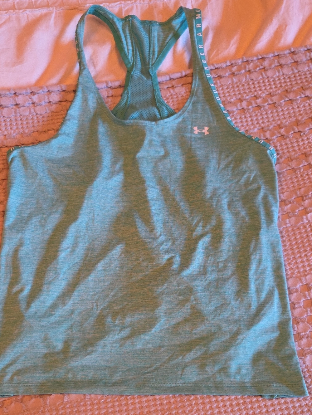 Under Armour Women's Teal Racerback Athletic Tank